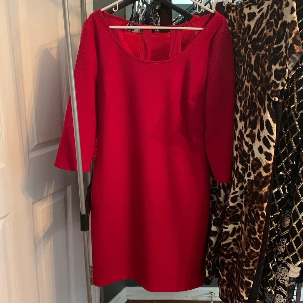 Sexy red dress